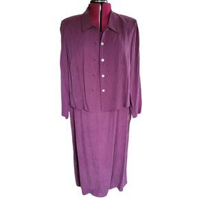 Jessica Howard Dress and Jacket Set (Size 20)